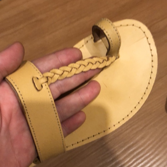 Leather sandals from Rhodos/ Greece fits size 7-8 - Picture 3 of 7